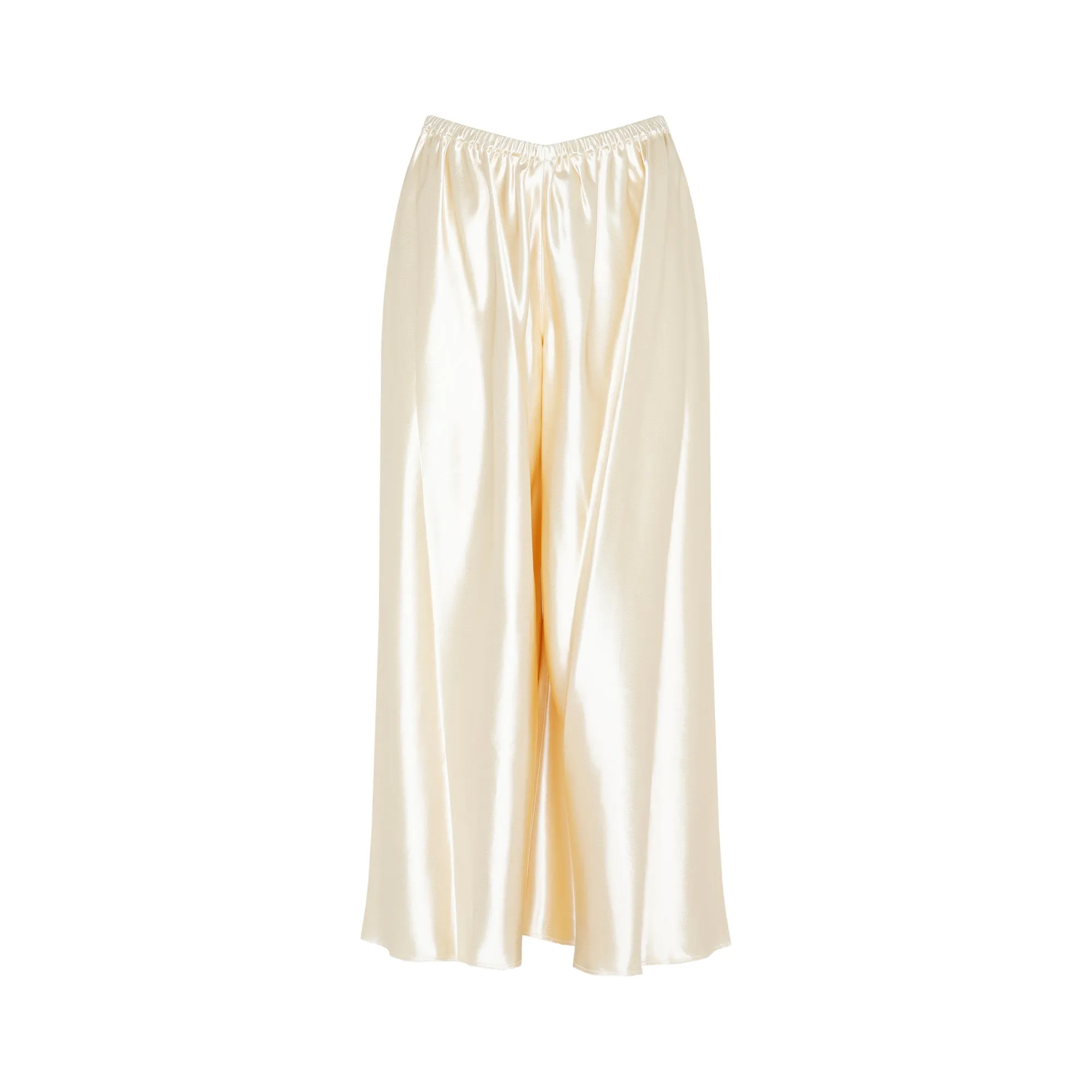 Khaite Lindy Wide Leg Elastic Waist Pants