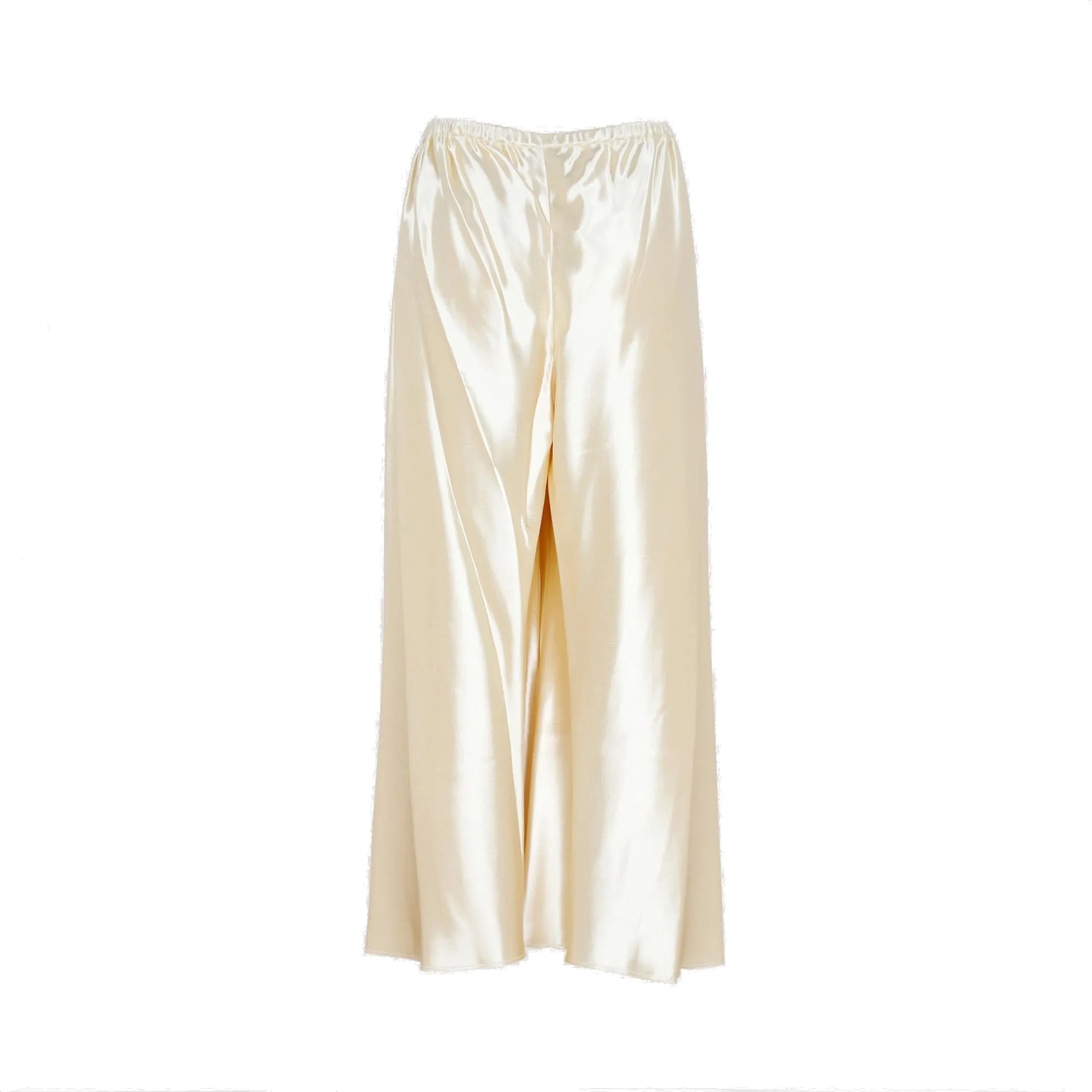 Khaite Lindy Wide Leg Elastic Waist Pants