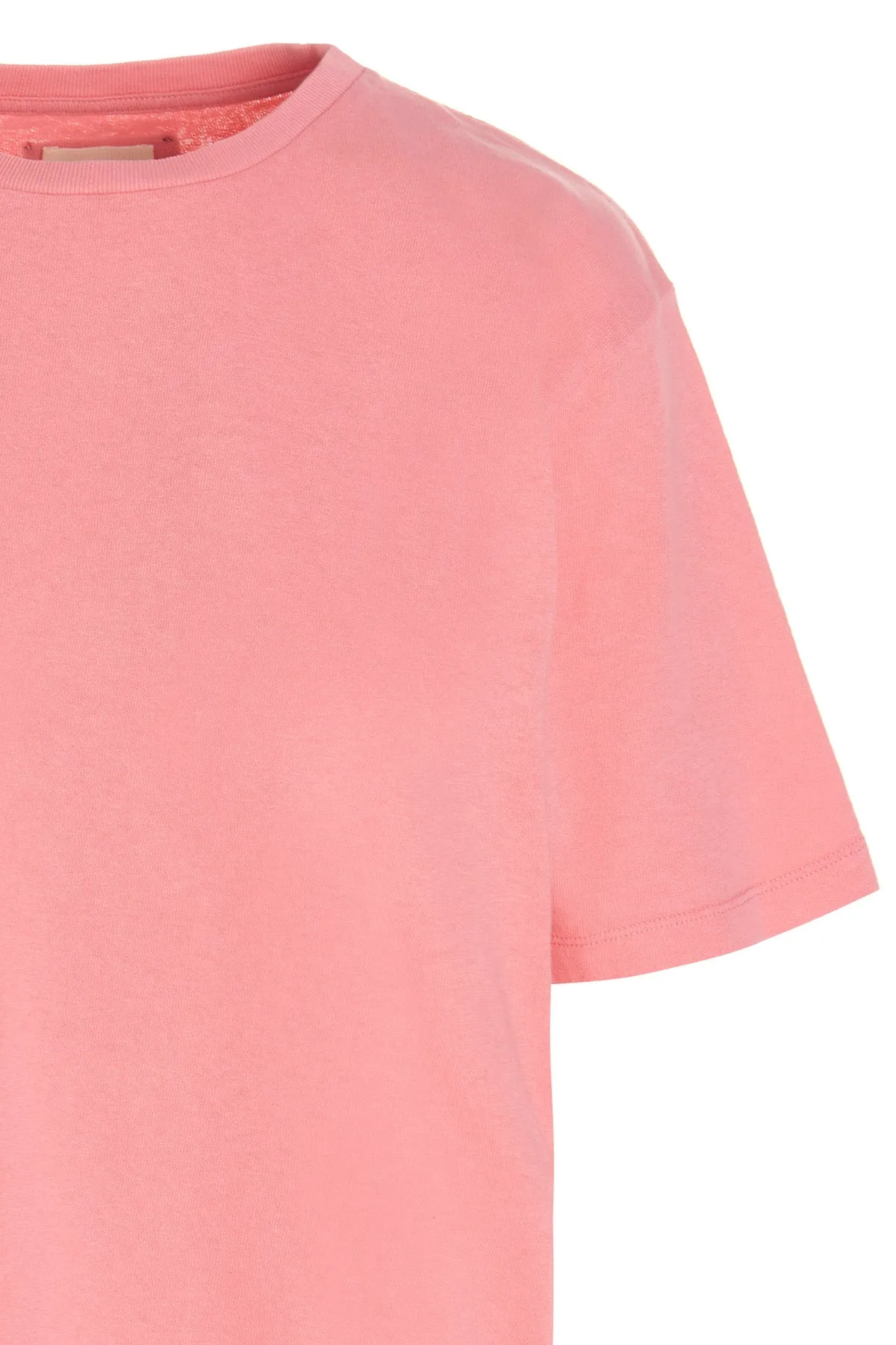Khaite Mae Logo Patched Crewneck T-Shirt