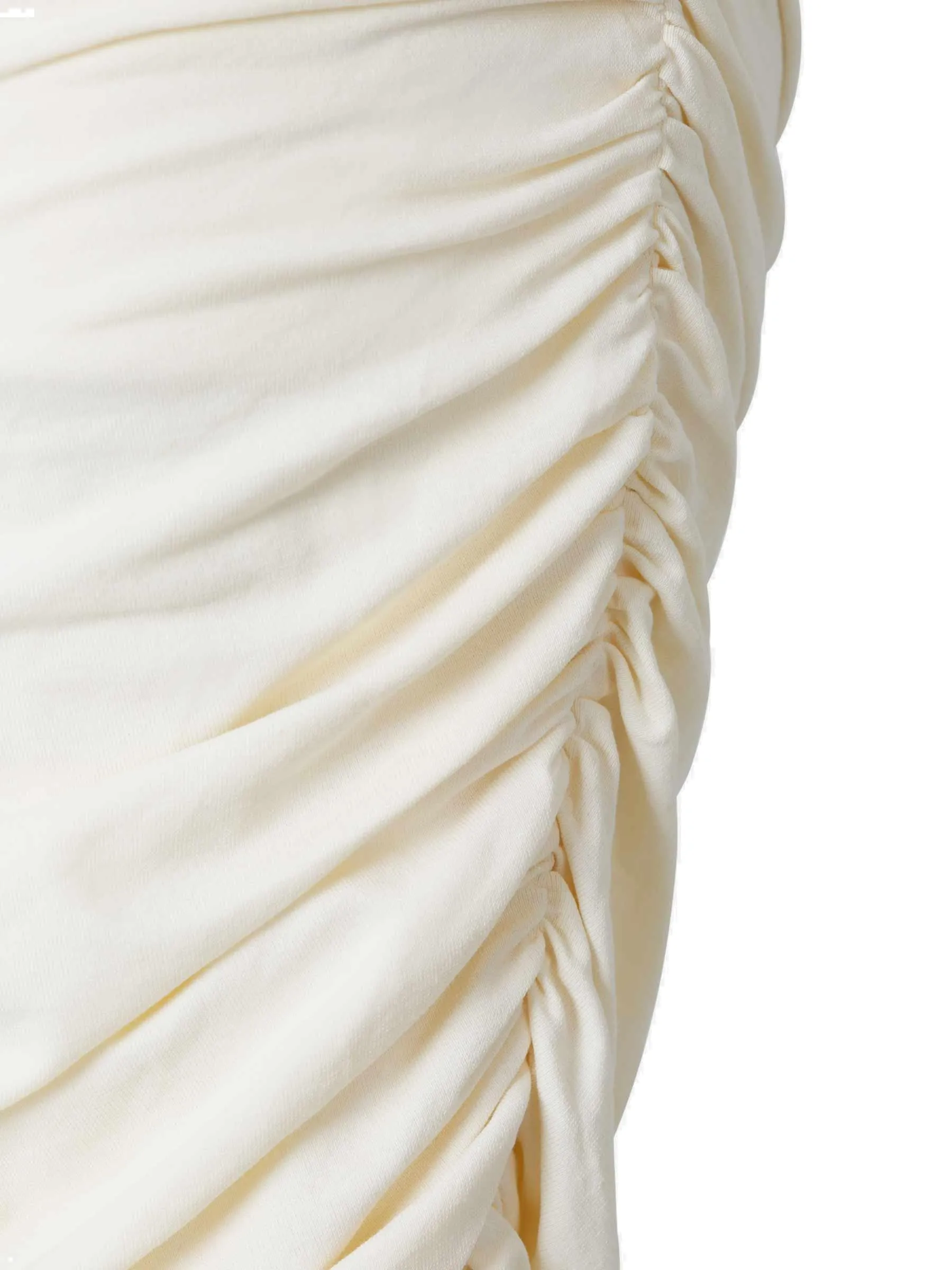 Khaite Off-Shoulder Ruched Dress