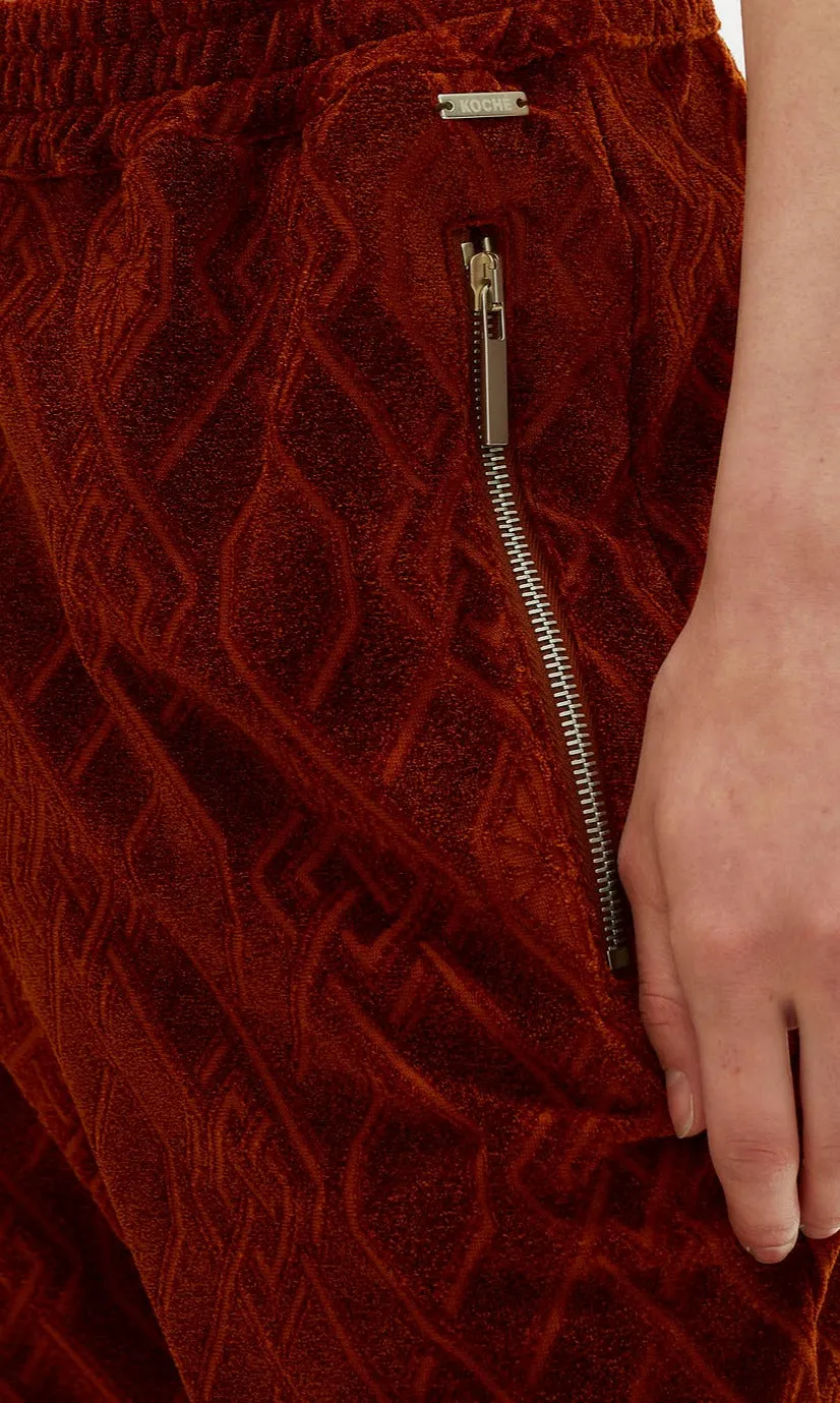 Koch High-Waisted Straight-Leg Pants