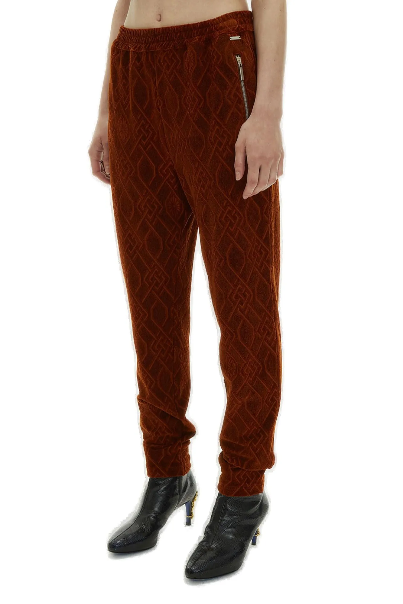 Koch High-Waisted Straight-Leg Pants