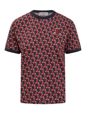 Lanvin Monogram Logo Patch T-Shirt