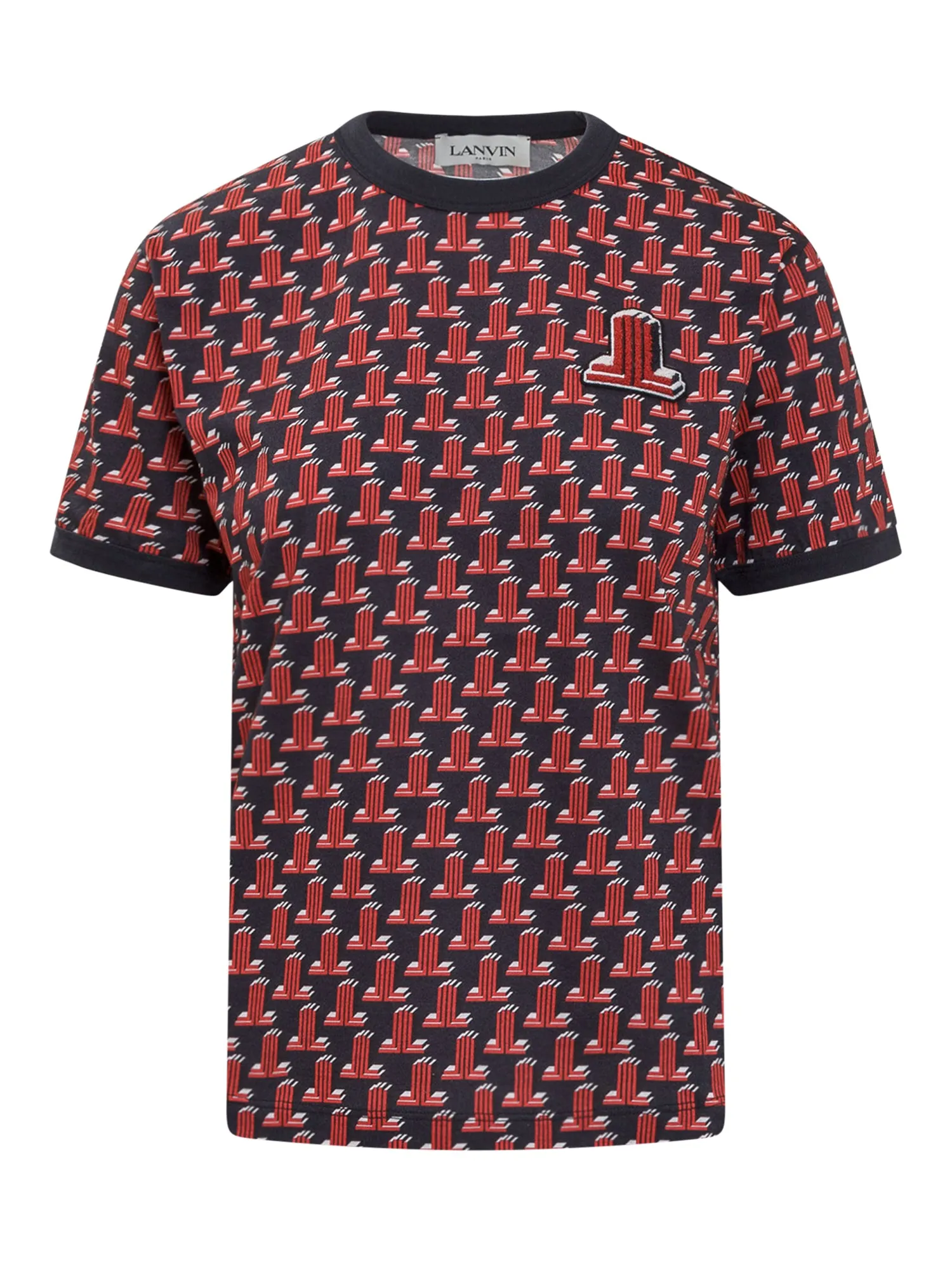 Lanvin Monogram Logo Patch T-Shirt