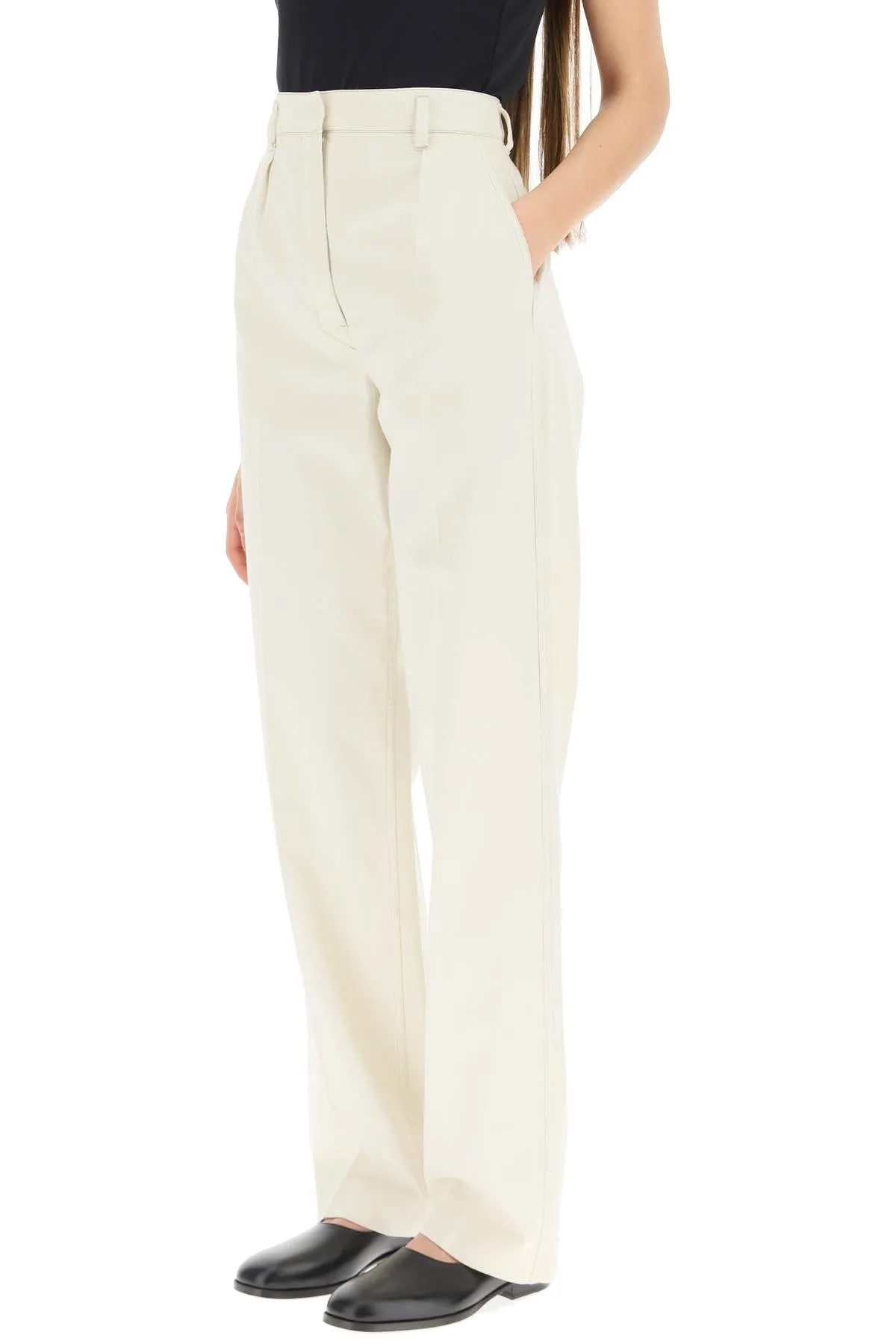 Lemaire Straight-Leg High-Waisted Pants