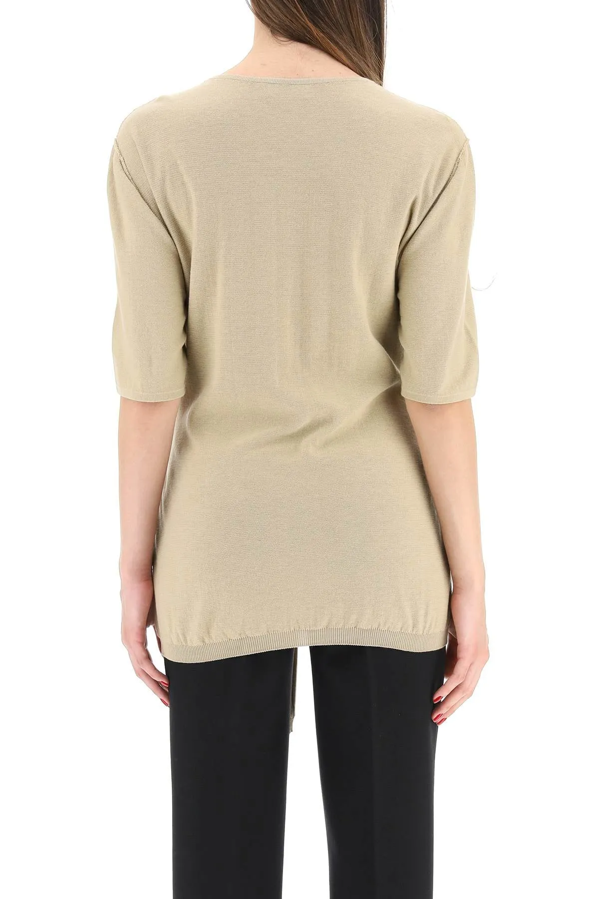 Lemaire Tie-Waist Short-Sleeved Top