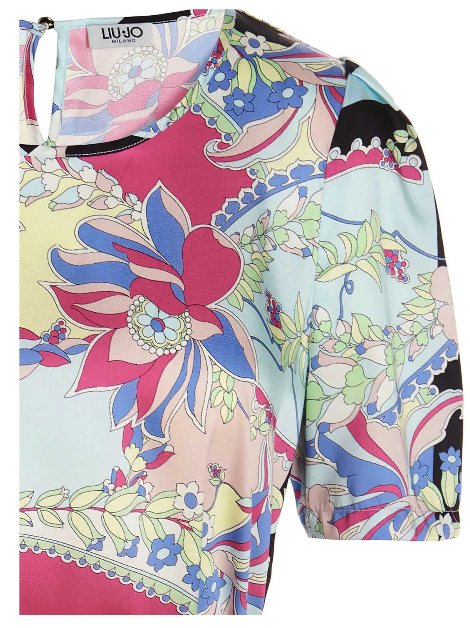 Liu Jo Allover Print Belted Mini Dress