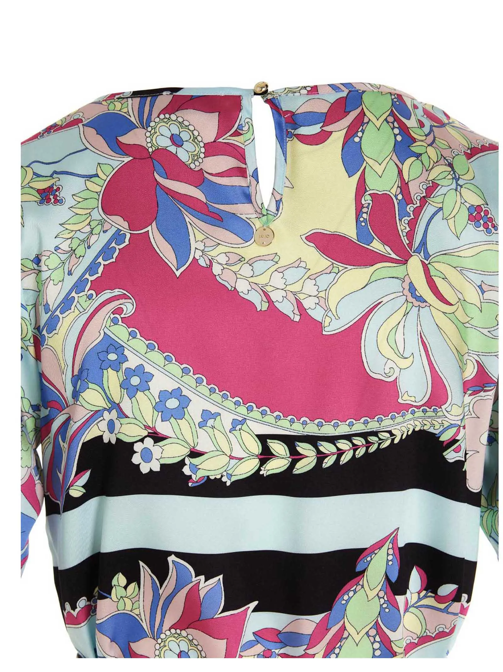 Liu Jo Allover Print Belted Mini Dress