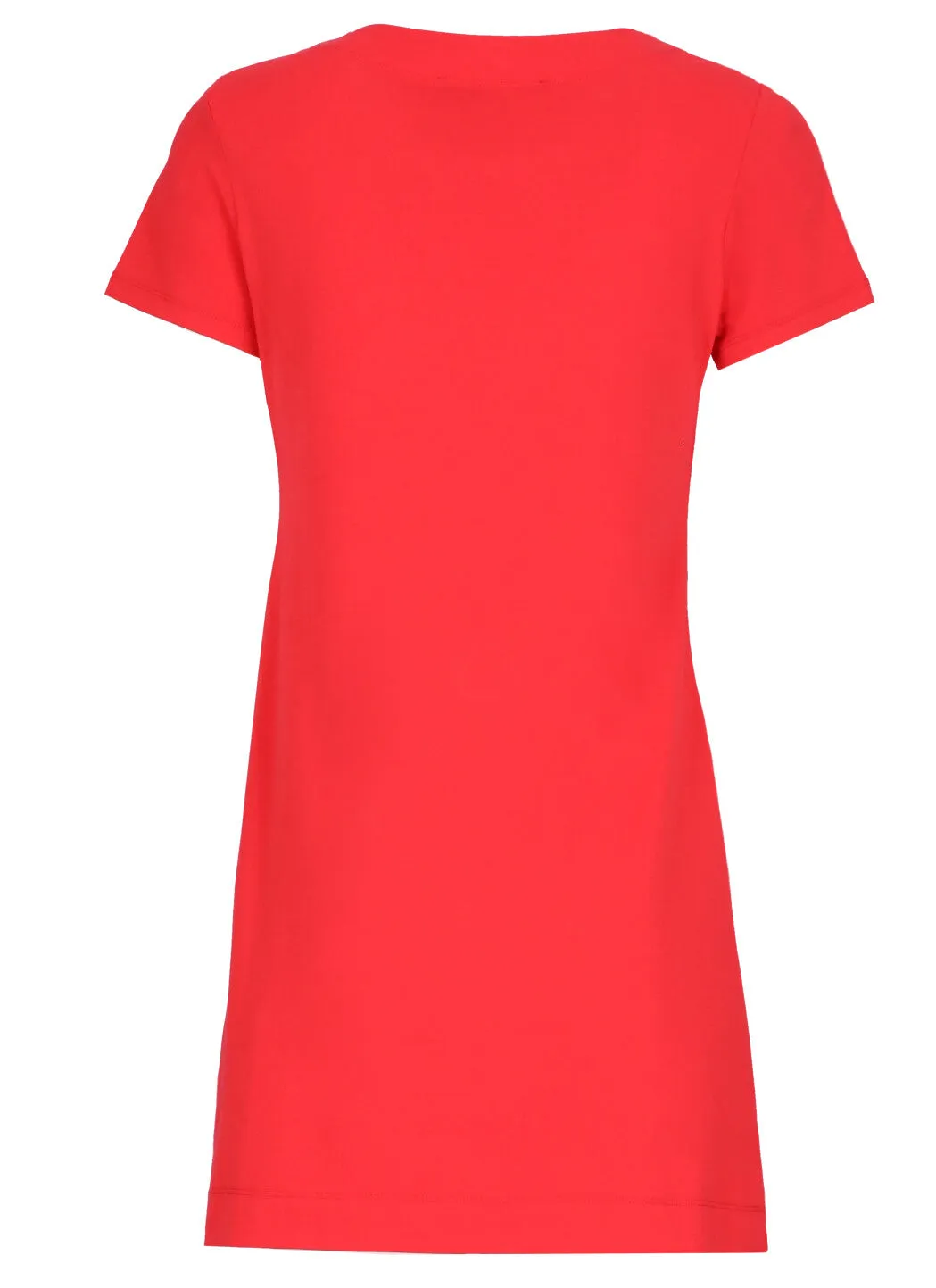 Love Moschino Logo Detailed Crewneck T-Shirt Dress