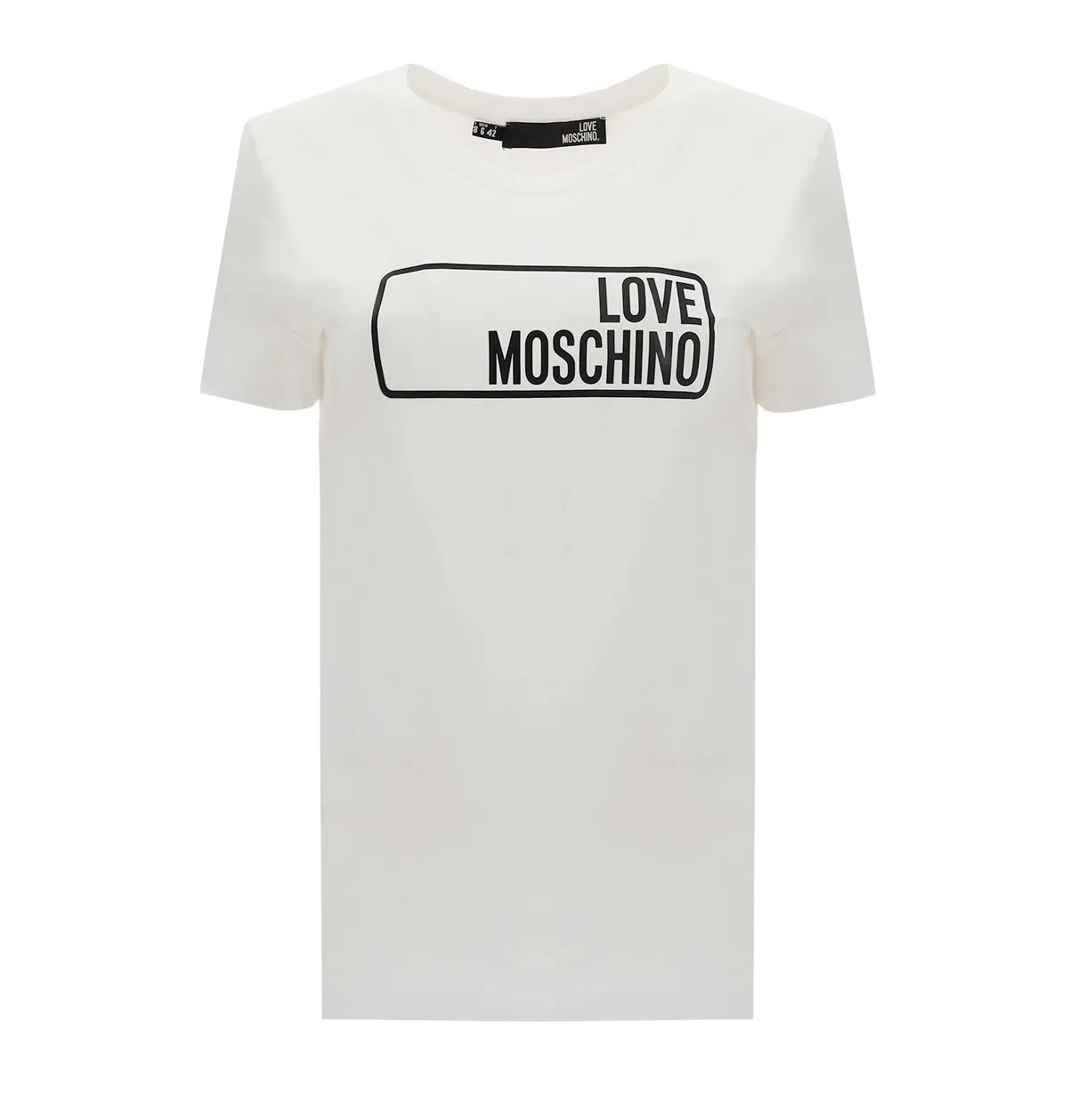 Love Moschino Logo Printed Crewneck T-Shirt
