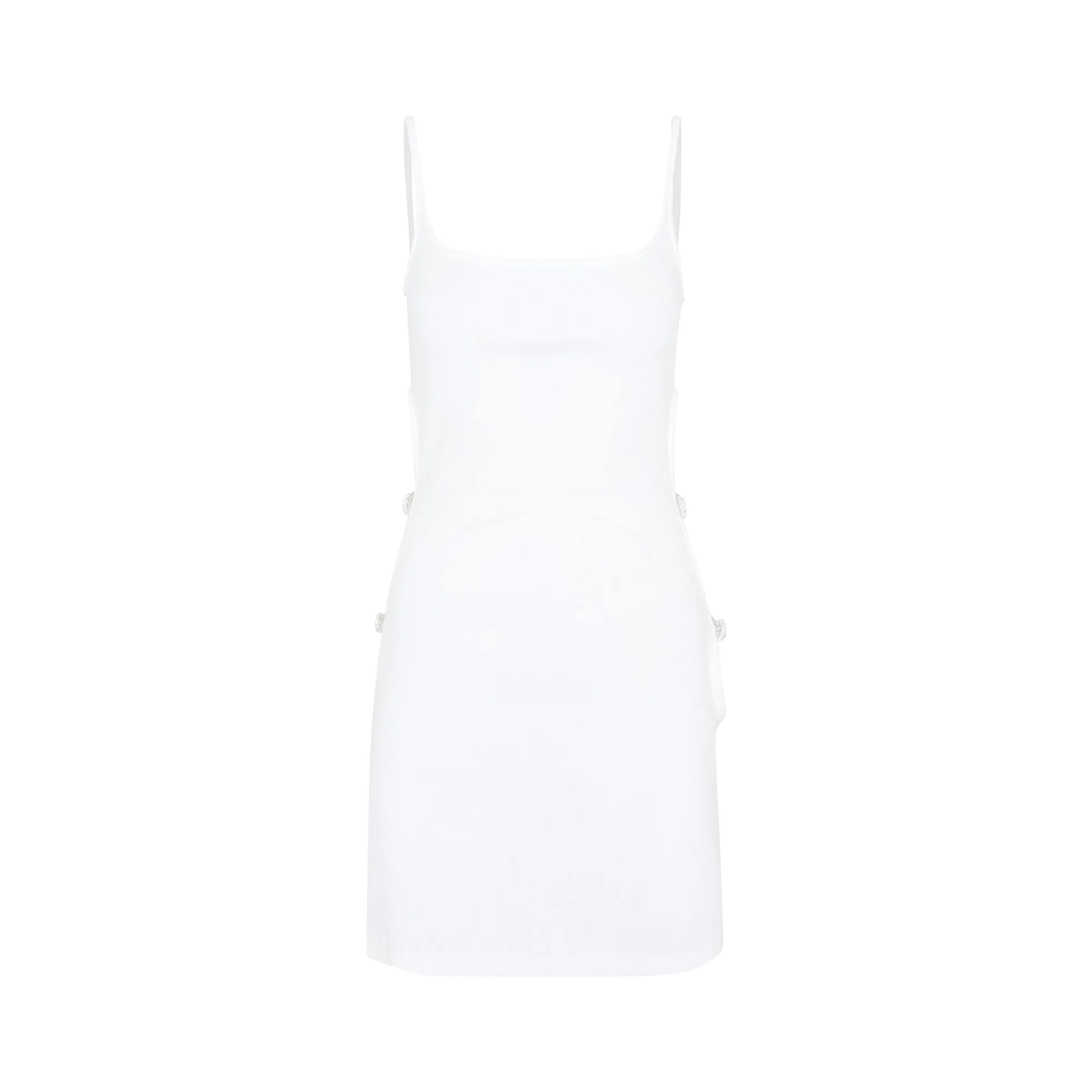 Mach & Mach Bow Detailed Sleeveless Mini Dress