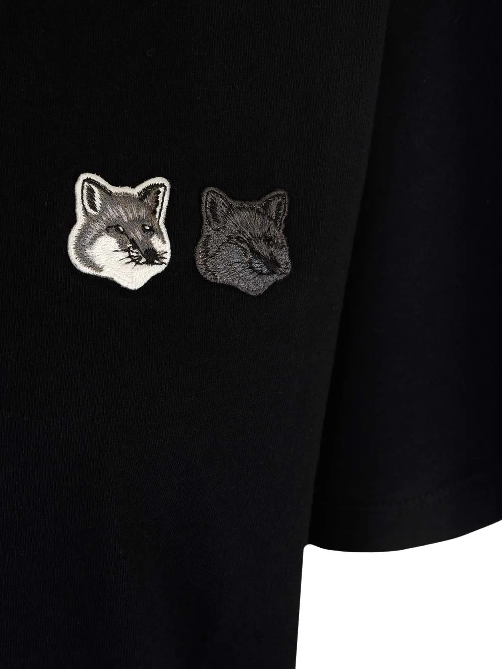 Maison Kitsun Double Fox Head Patch Classic T-Shirt