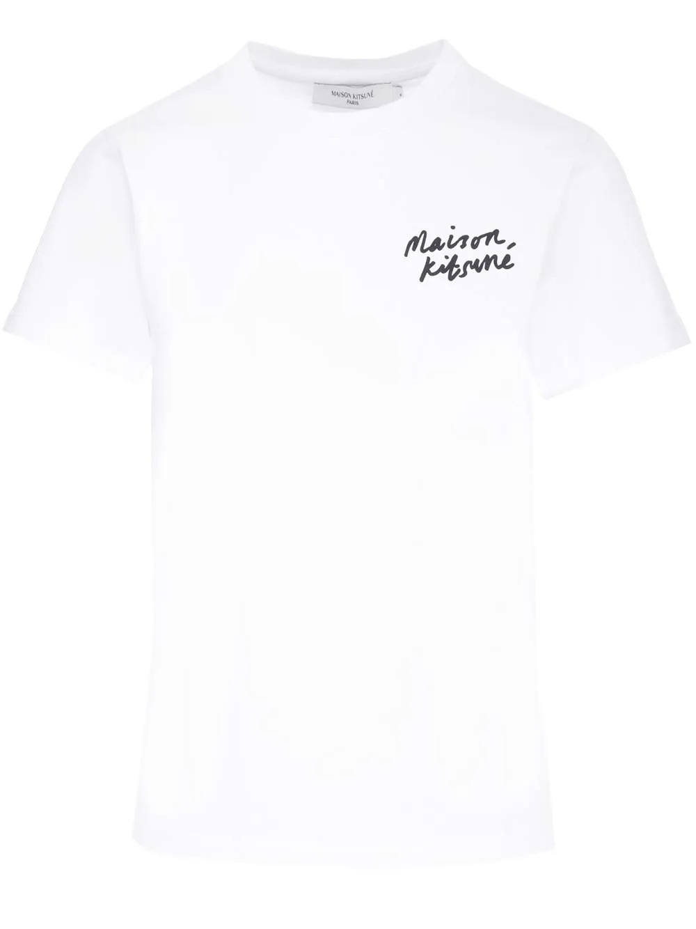 Maison Kitsun Mini Handwriting Logo Print T-Shirt