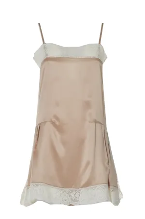 Maison Margiela Lace Spaghetti Strap Mini Dress
