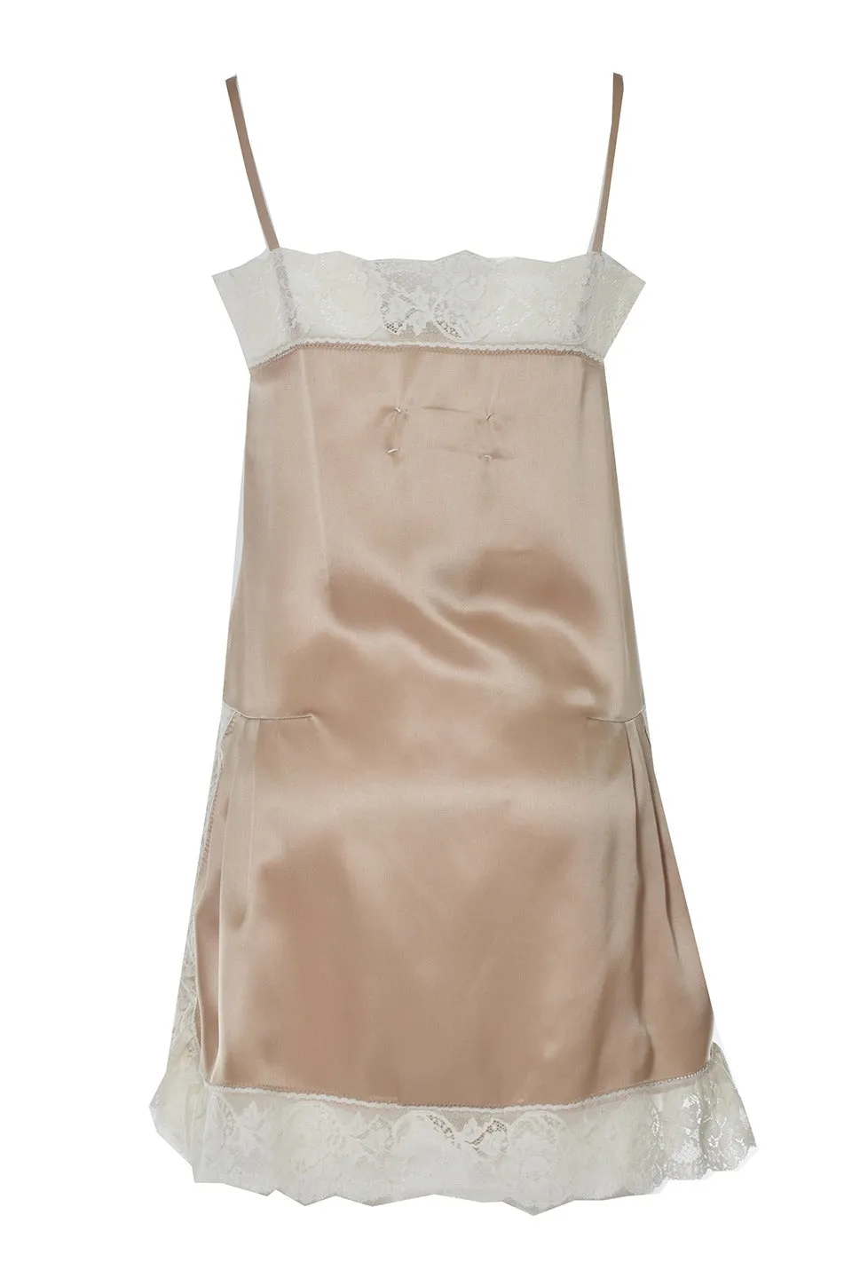 Maison Margiela Lace Spaghetti Strap Mini Dress