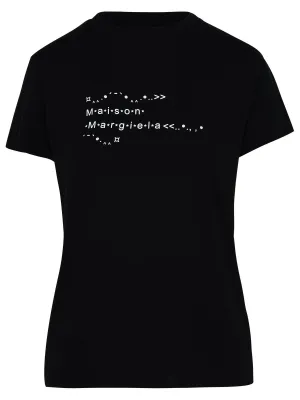 Maison Margiela Logo Printed Crewneck T-Shirt