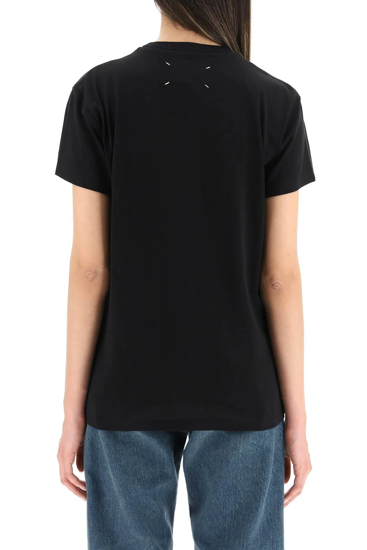 Maison Margiela Logo Printed Crewneck T-Shirt