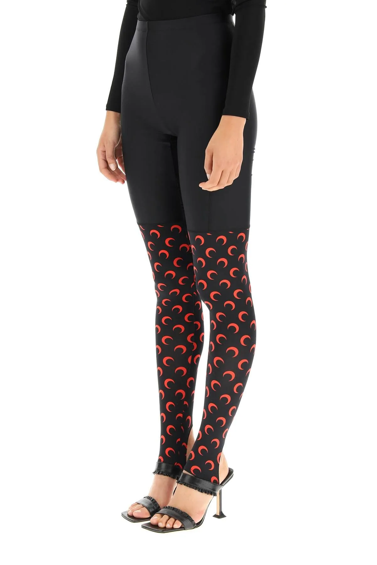 Marine Serre Crescent Moon Cycling Leggings