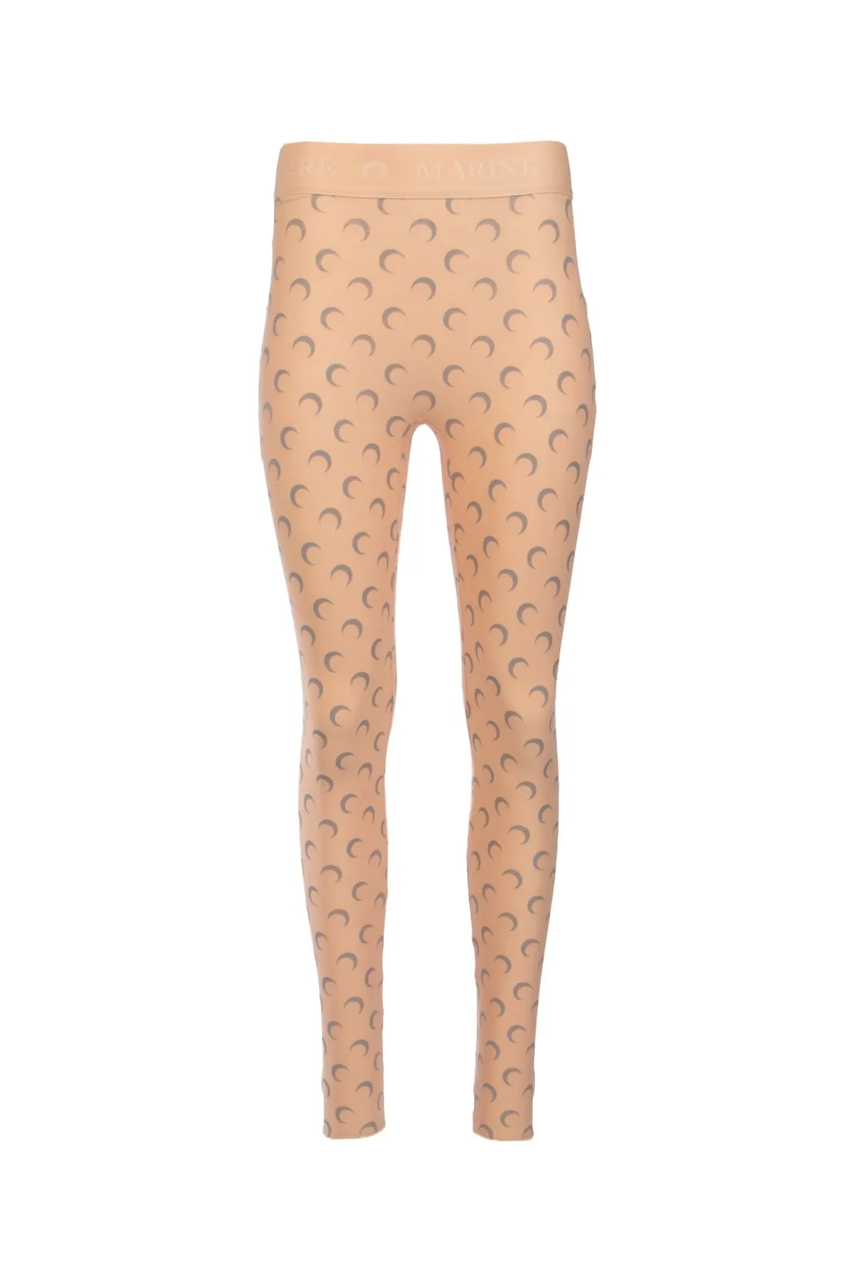 Marine Serre Logo Allover Print Leggings