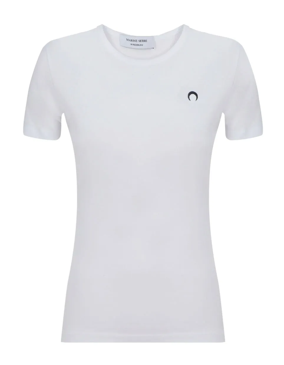 Marine Serre Logo Embroidered Mini T-Shirt
