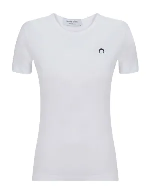 Marine Serre Logo Embroidered Mini T-Shirt