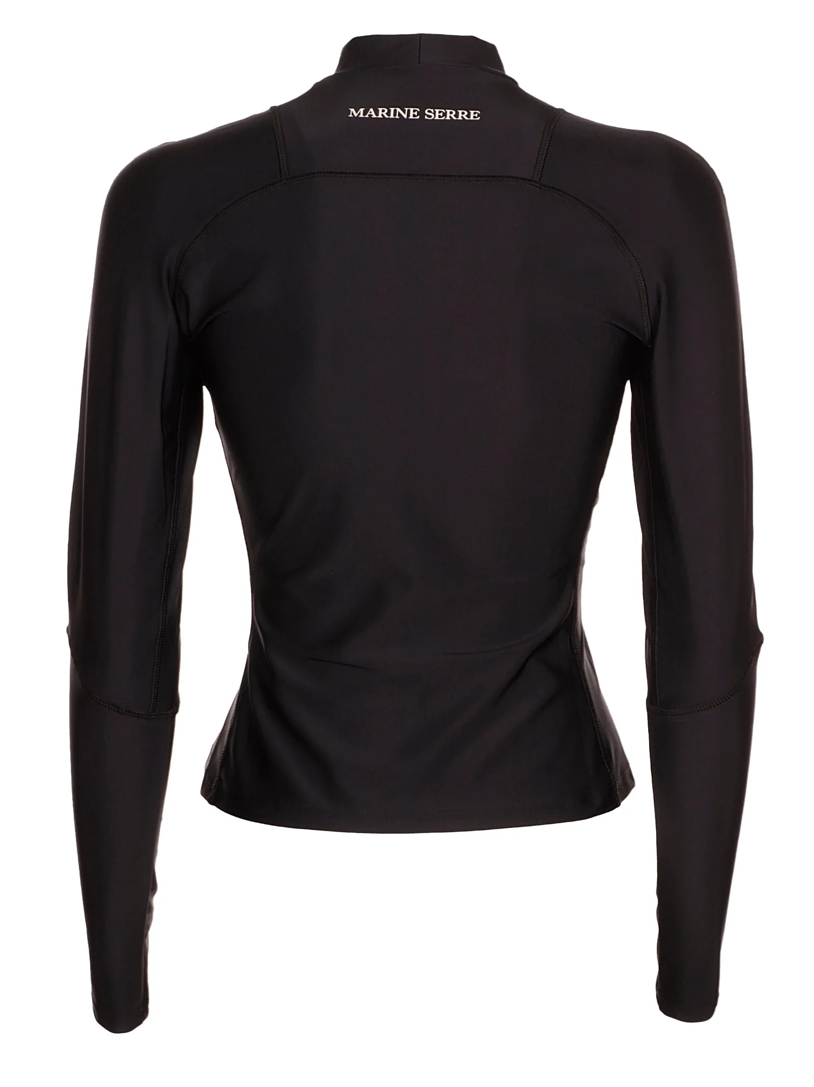 Marine Serre Second Skin Long-Sleeve Top