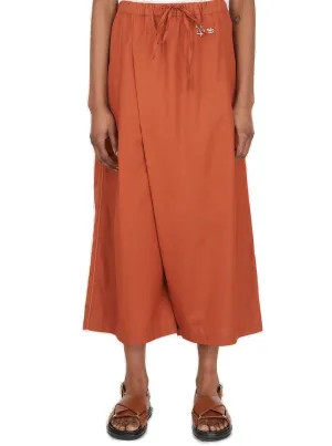 Marni Logo Embroidered Cropped Pants