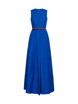 Max Mara Studio Belted Sleeveless Maxi Dress