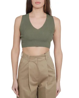 Max Mara Studio V-Neck Knitted Top