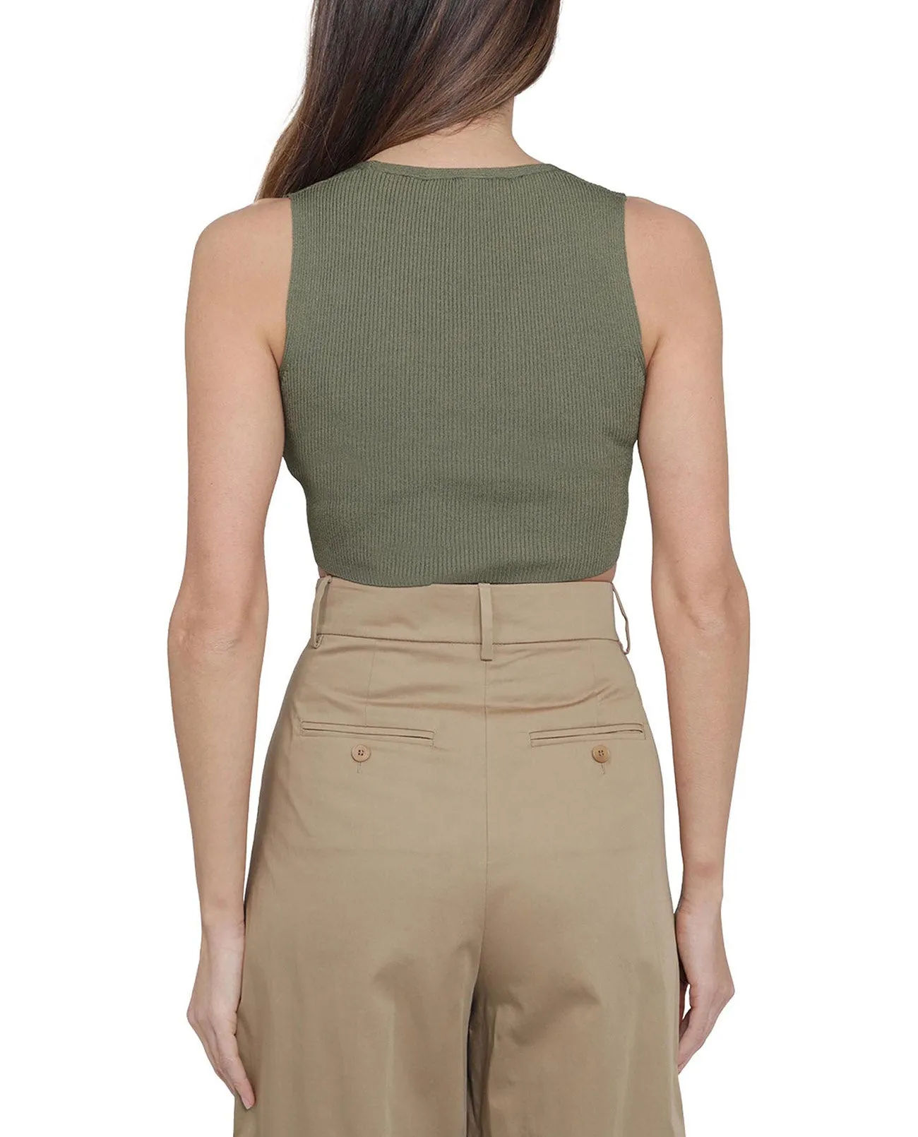 Max Mara Studio V-Neck Knitted Top