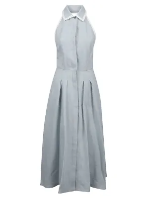 Max Mara Tie-Waist Sleeveless Dress