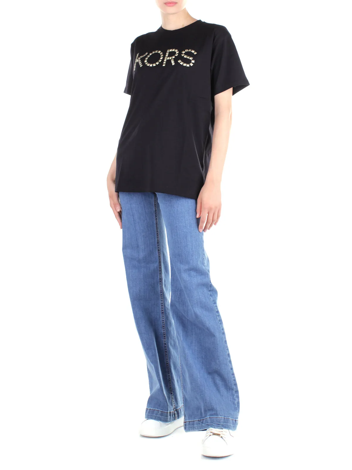 Michael Michael Kors Stud-Embellished Crewneck T-Shirt