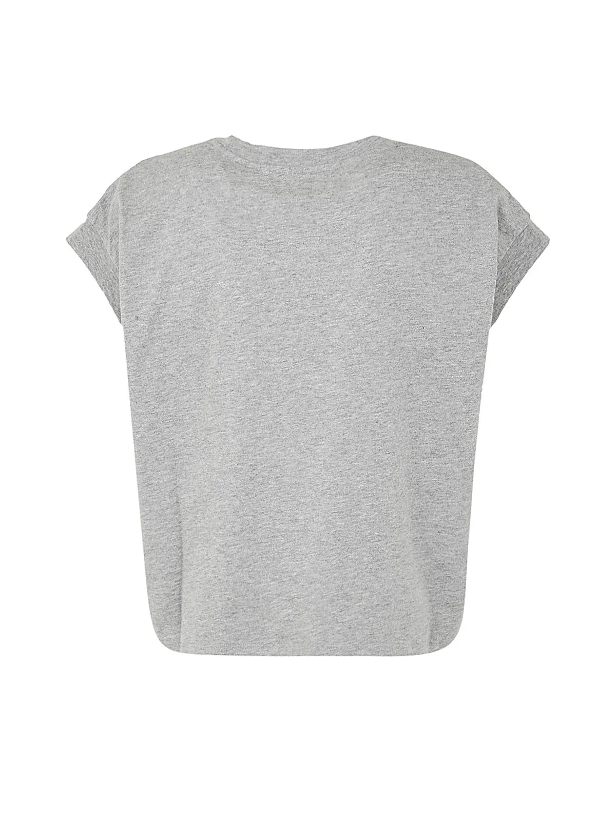 Michael Michael Kors Tie Front Crewneck Cropped Top