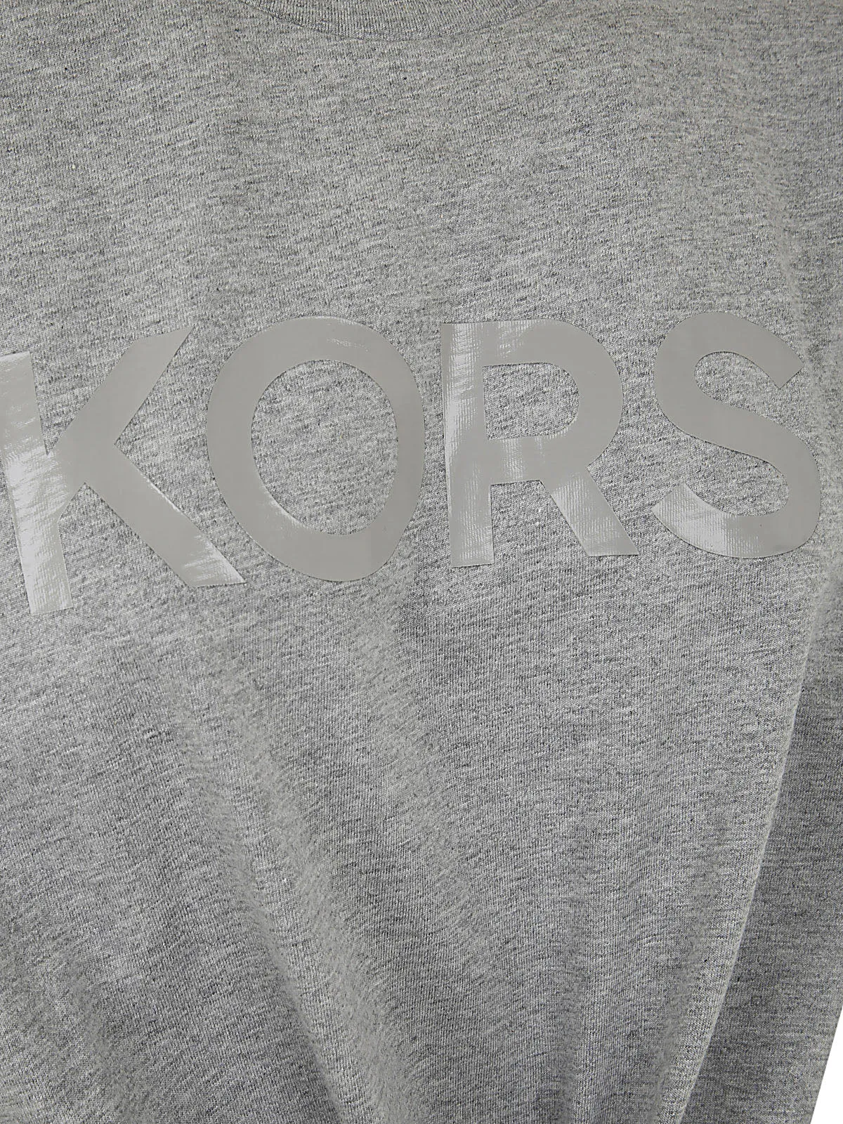 Michael Michael Kors Tie Front Crewneck Cropped Top
