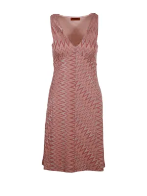 Missoni Metallic Sleeveless Mini Dress