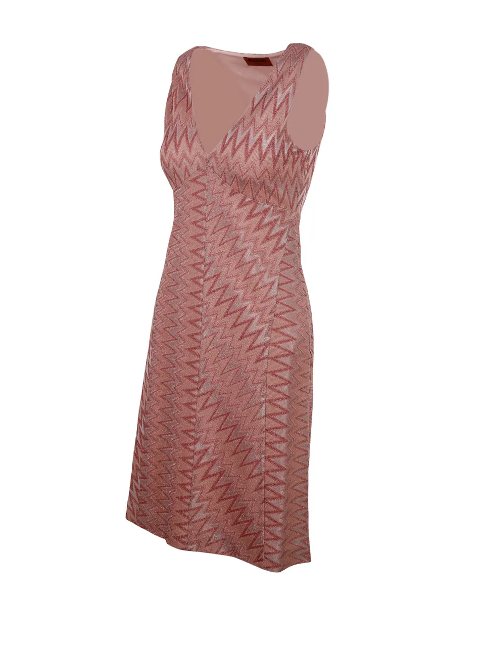 Missoni Metallic Sleeveless Mini Dress