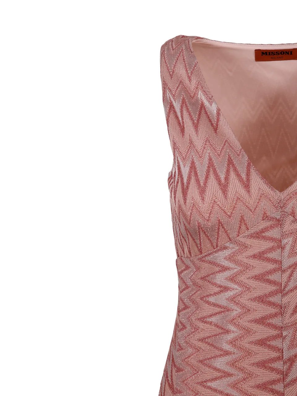 Missoni Metallic Sleeveless Mini Dress