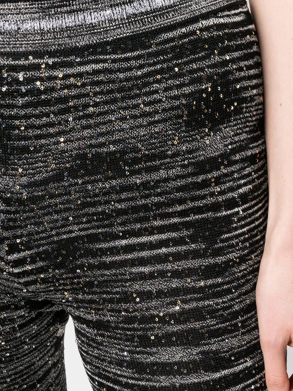 Missoni Sequin Striped Elasticated-Waist Pants