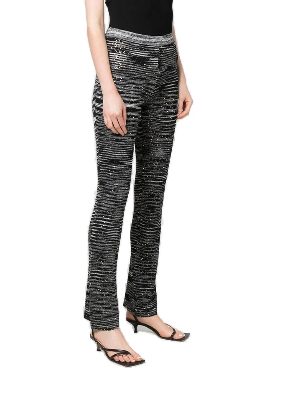 Missoni Sequin Striped Elasticated-Waist Pants