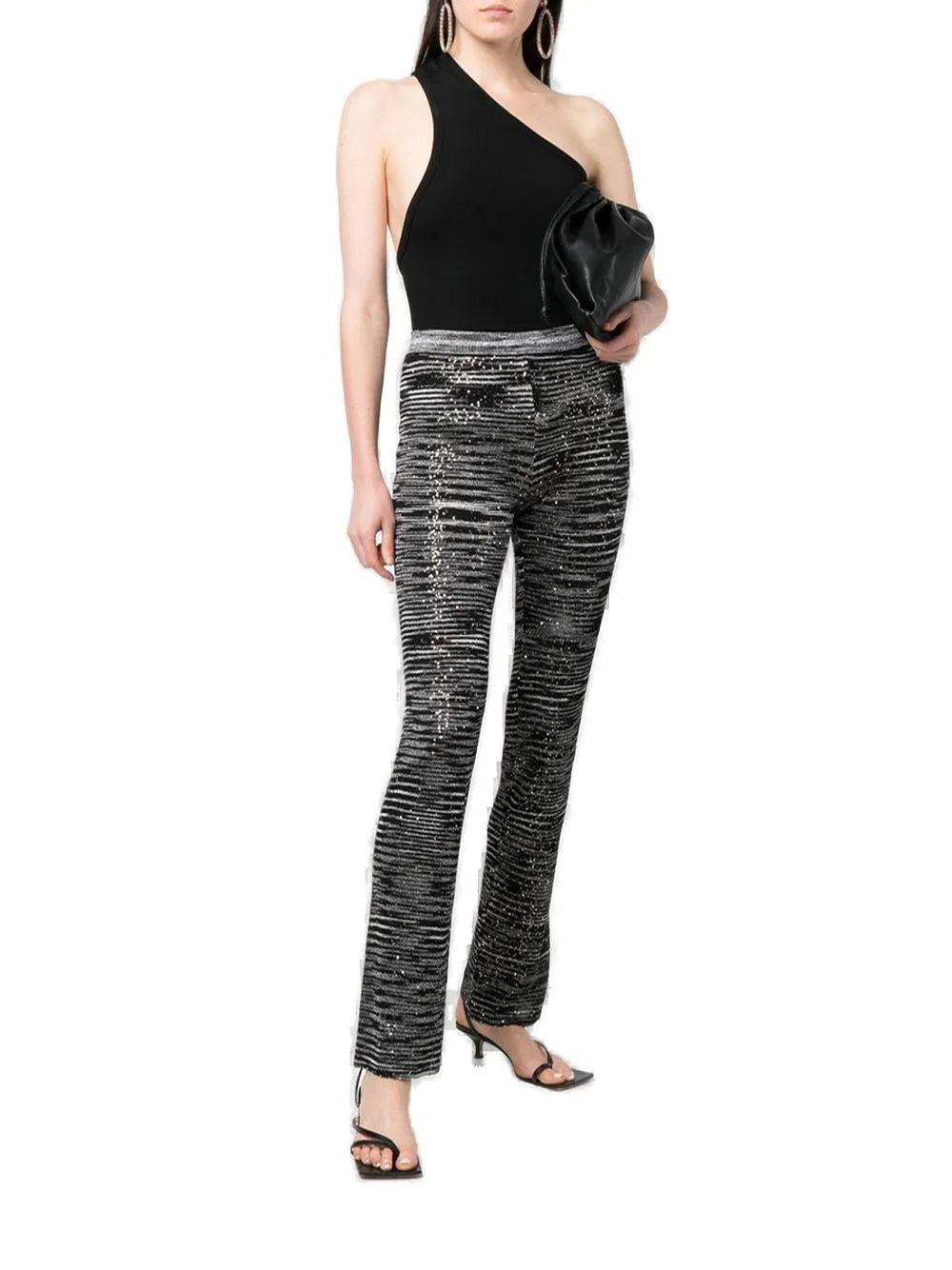 Missoni Sequin Striped Elasticated-Waist Pants