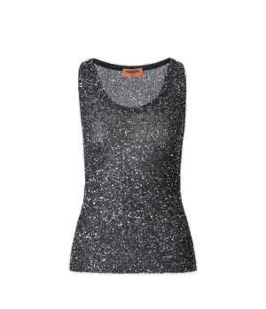 Missoni Sequinned Straight Hem Tank Top