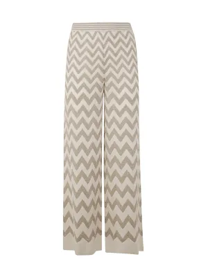Missoni Zig-Zag Straight-Leg Pants