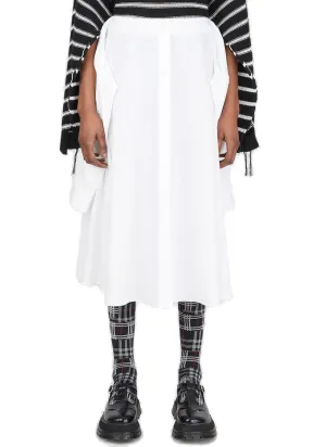 MM6 Maison Margiela A-Line Wrap-Tie Midi Skirt