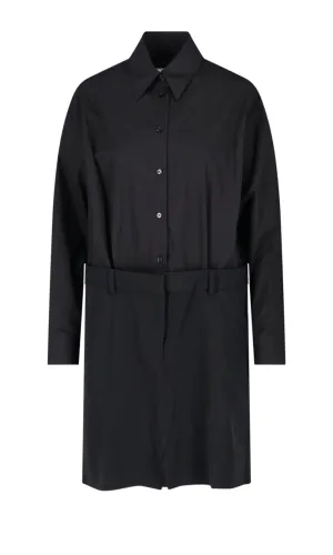 MM6 Maison Margiela Belted Waist Shirt Dress