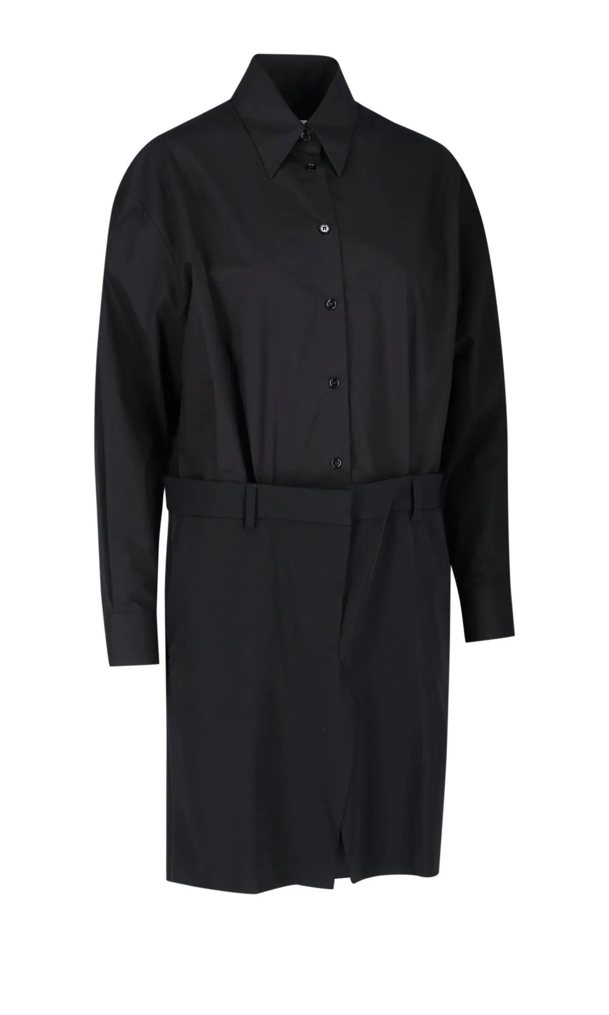 MM6 Maison Margiela Belted Waist Shirt Dress