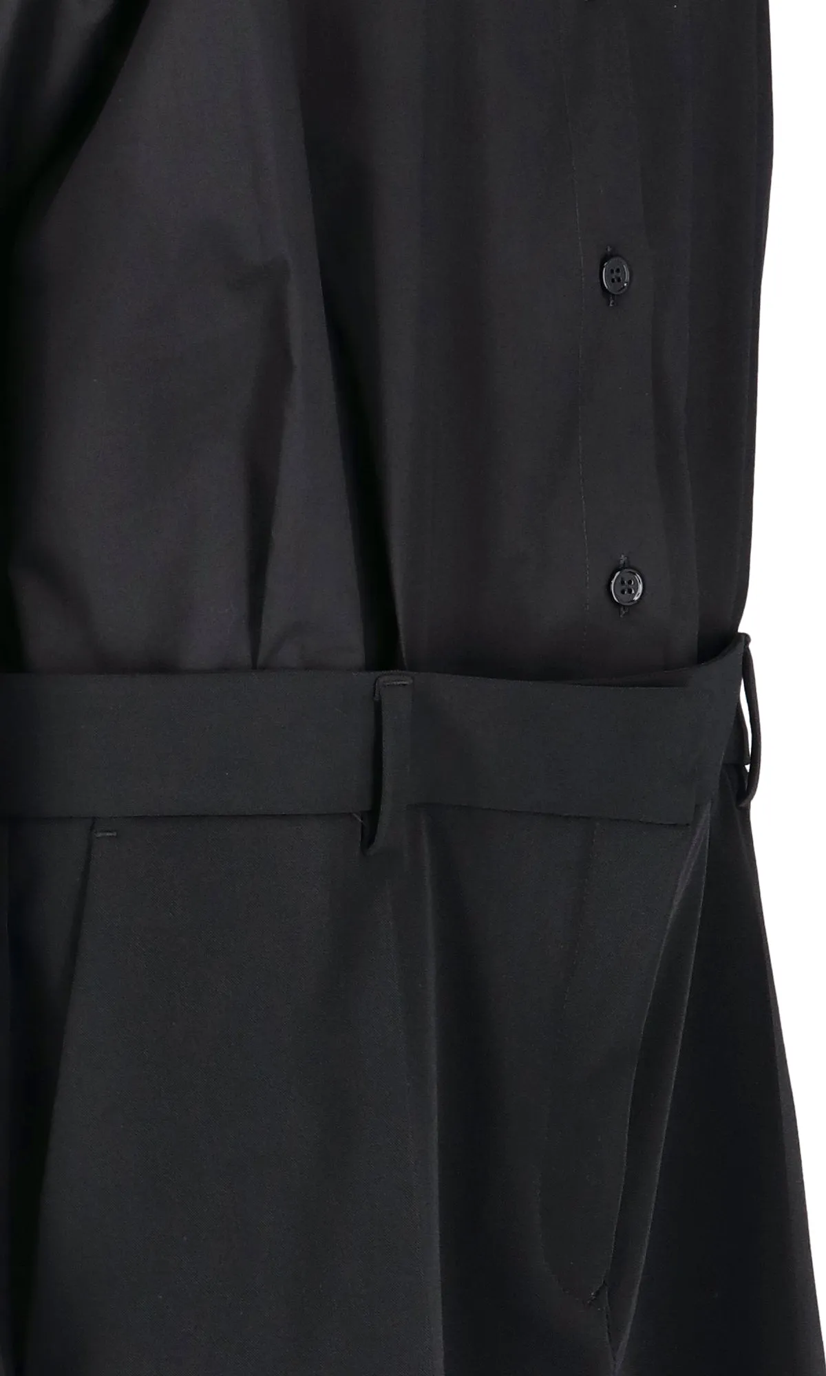 MM6 Maison Margiela Belted Waist Shirt Dress