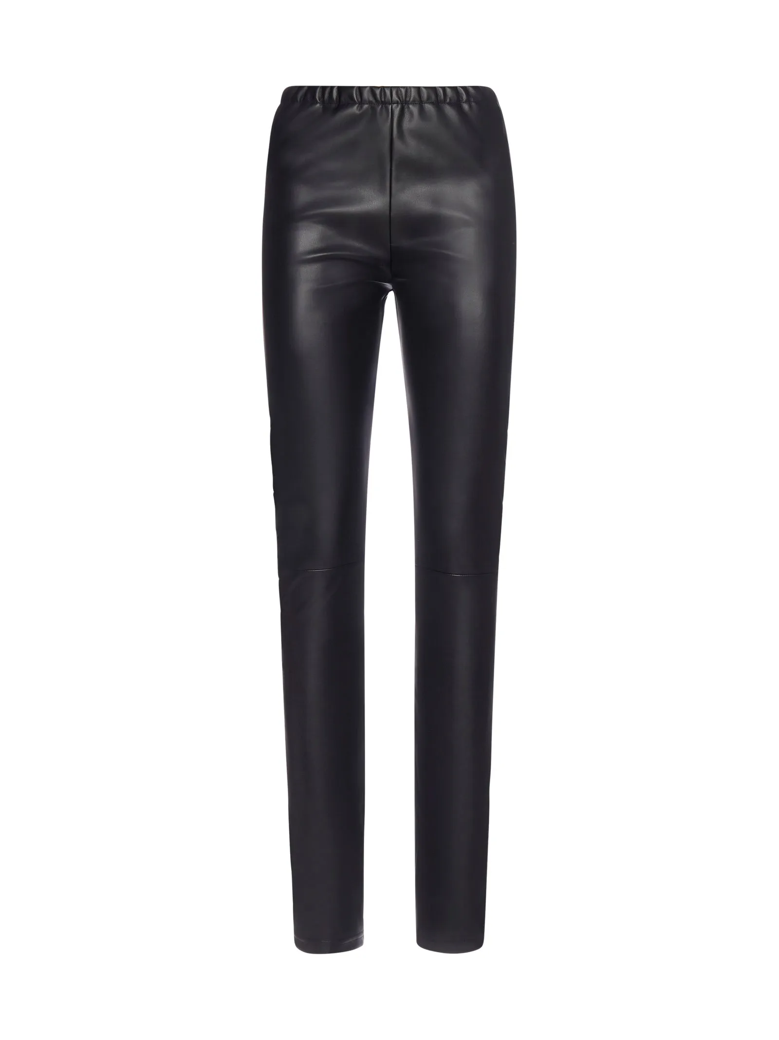 MM6 Maison Margiela Elastic Waist Varnished Leggings
