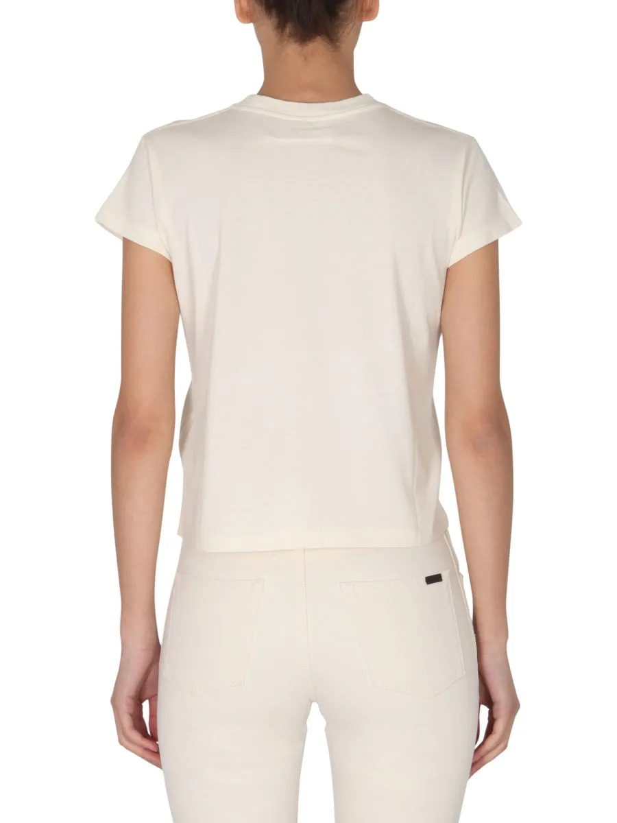 MM6 Maison Margiela Graphic Printed Crewneck T-Shirt