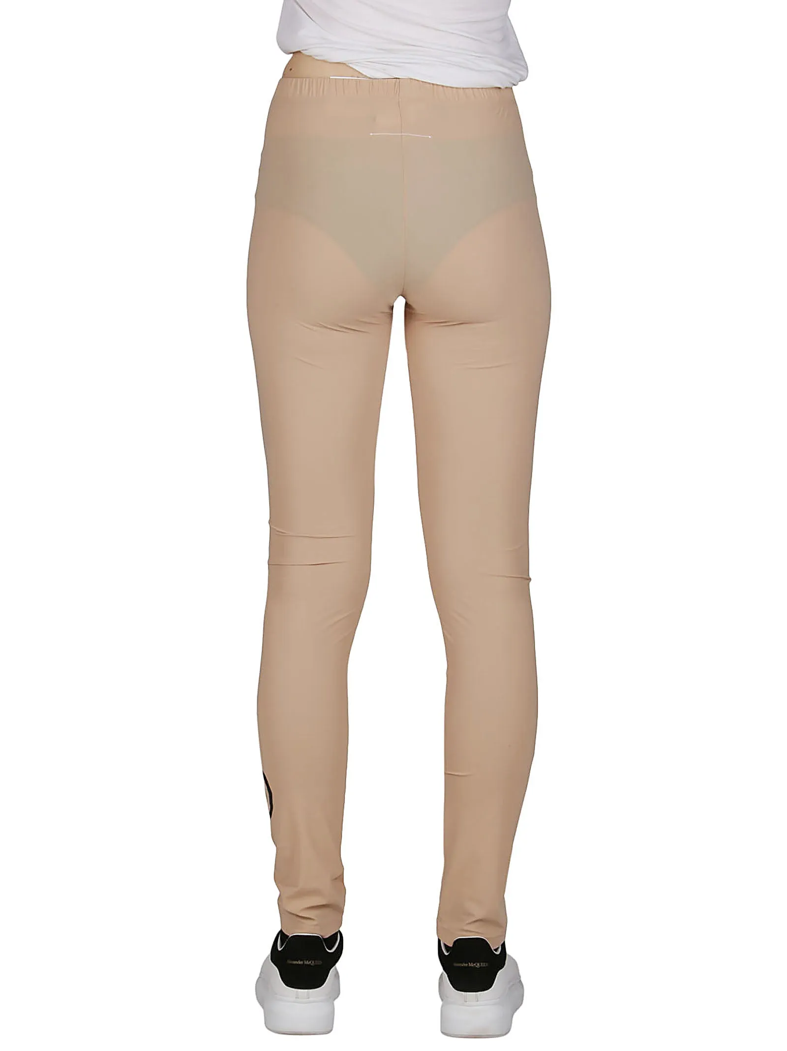 MM6 Maison Margiela Logo Printed Leggings
