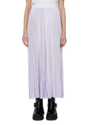 MM6 Maison Margiela Pleated Wide Leg Pants